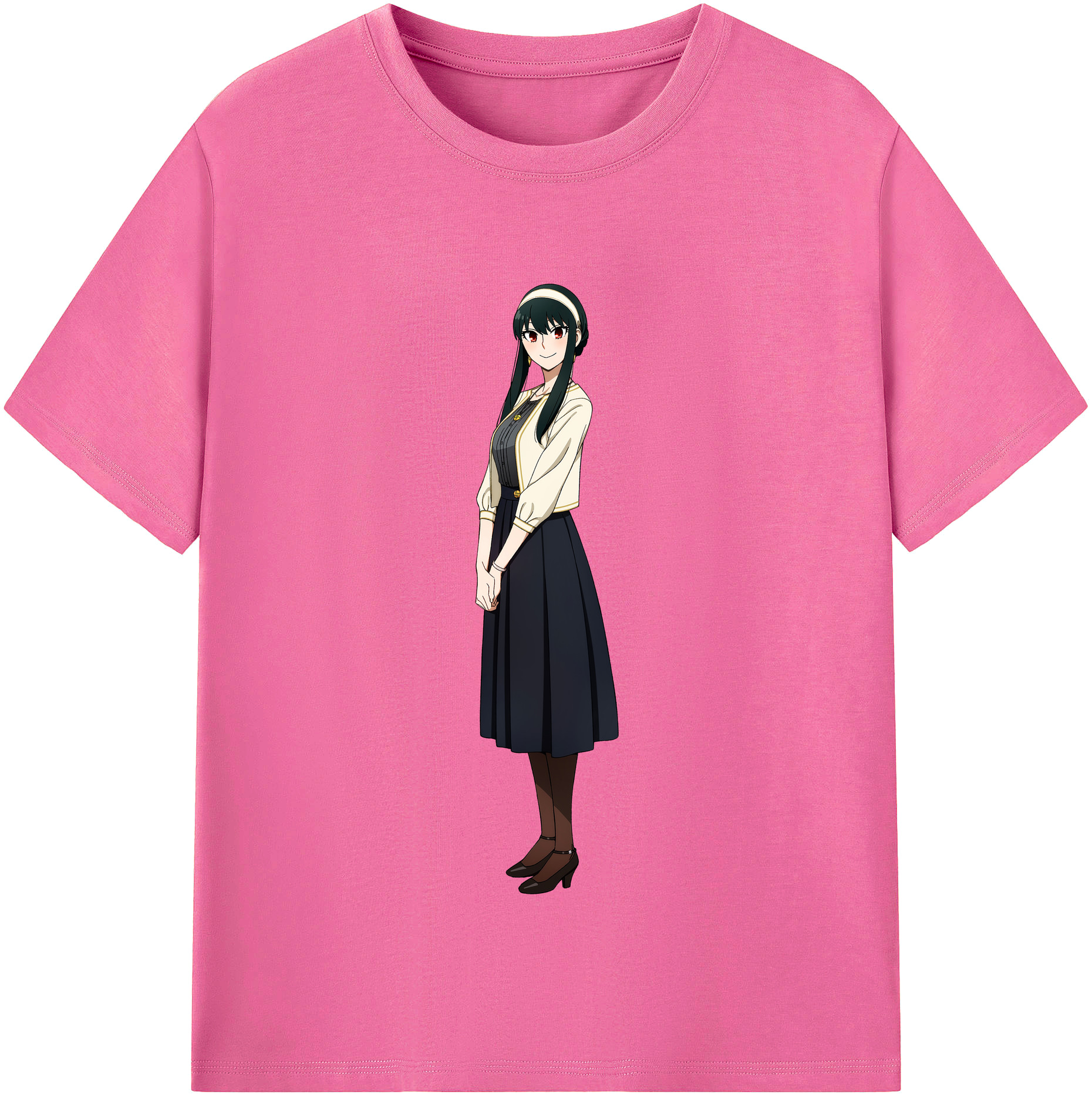 （画像用） SPY×FAMILY间谍家家酒 レディースカジュアルプリントTシャツ（綿100％）